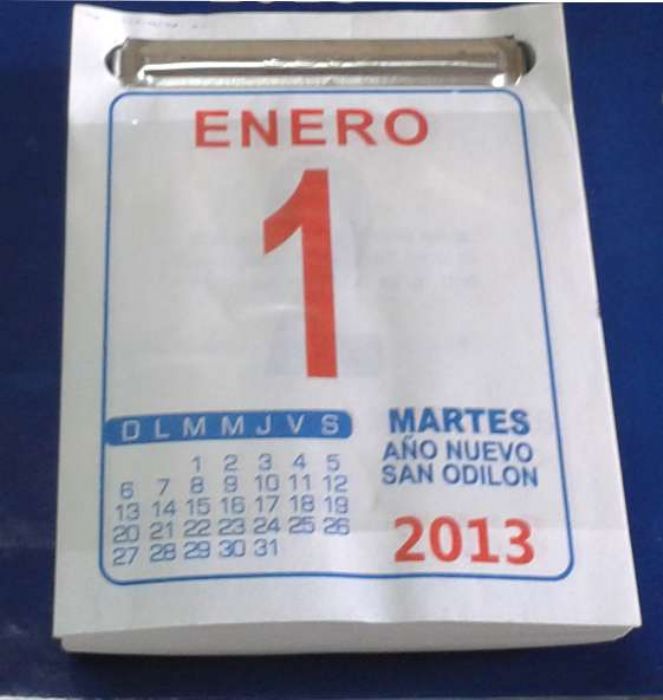CALENDARIO EXFOLIADOR